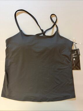 Kyodan Black Stretch Strappy Camisole
